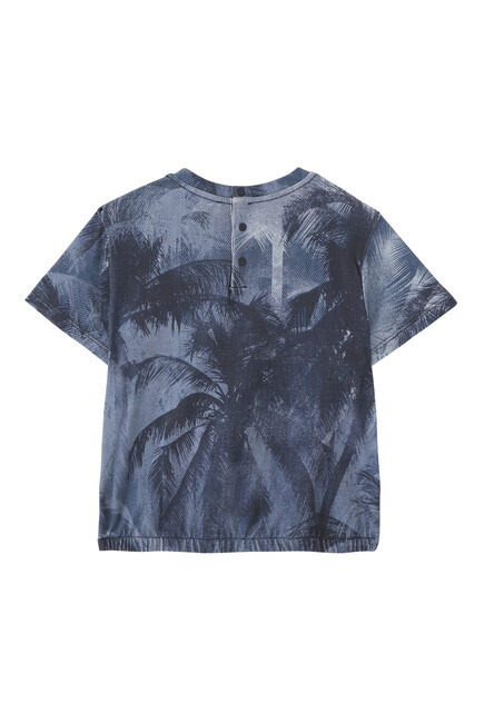 Kids Palm Tree Print T-Shirt